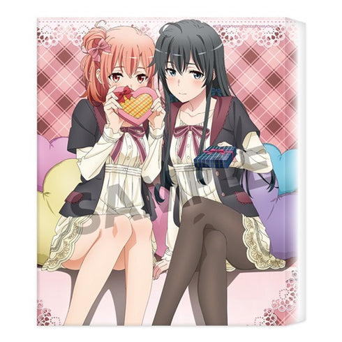 『やはり俺の青春ラブコメはまちがっている。完』キャンバスアート 雪ノ下雪乃&由比ヶ浜結衣 バレンタイン ver.